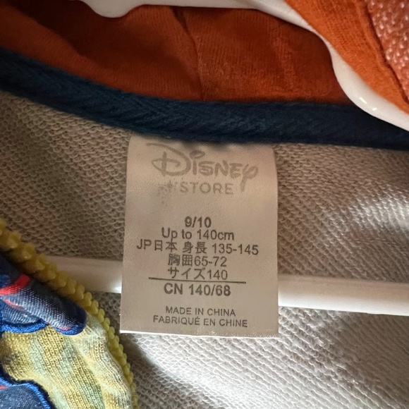 Disney Store Zootopia Nick Wilde Fox Hooded Sweatshirt Hoodie 9/10 Years - Picture 5 of 5